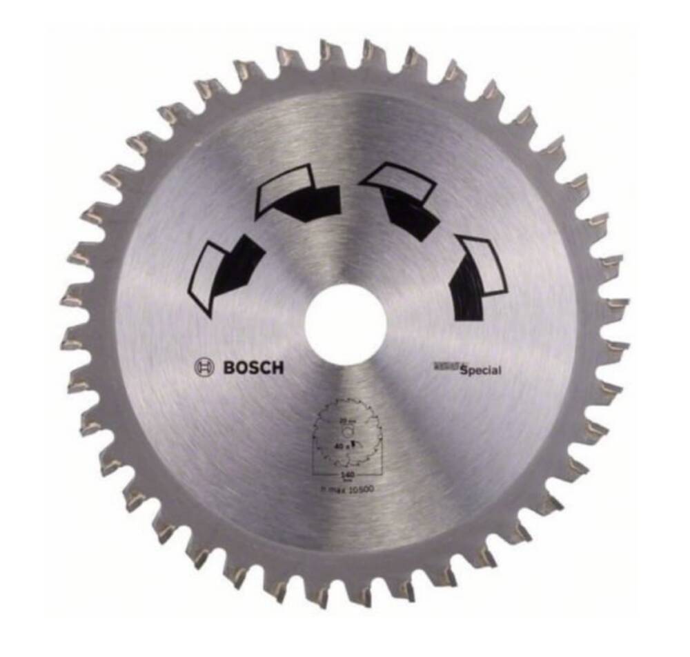 

Циркулярный диск (140x20/12.7 мм; 40 зубьев) SPECIAL Bosch 2609256885