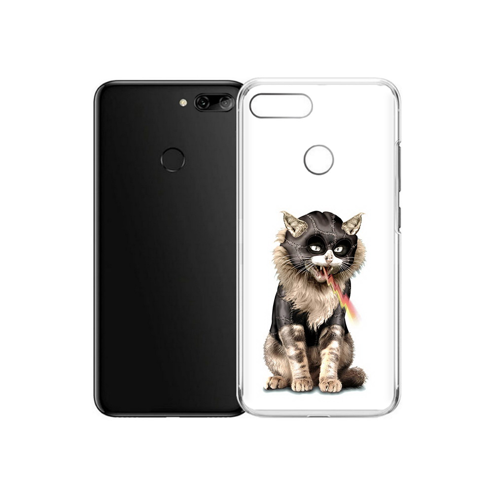 

Чехол MyPads Tocco для Alcatel 1S дьяволский кот (PT227137.662.341), Прозрачный, Tocco
