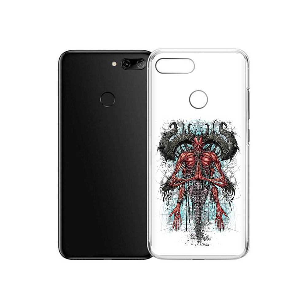 

Чехол MyPads Tocco для Alcatel 1S дьявол (PT227137.662.340), Прозрачный, Tocco