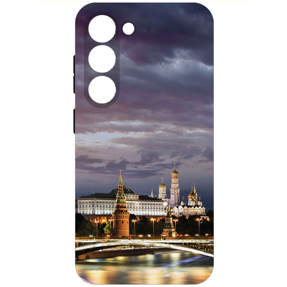 

Чехол-накладка Krutoff Soft Case Россия, Московский Кремль для Samsung Galaxy S23 черный