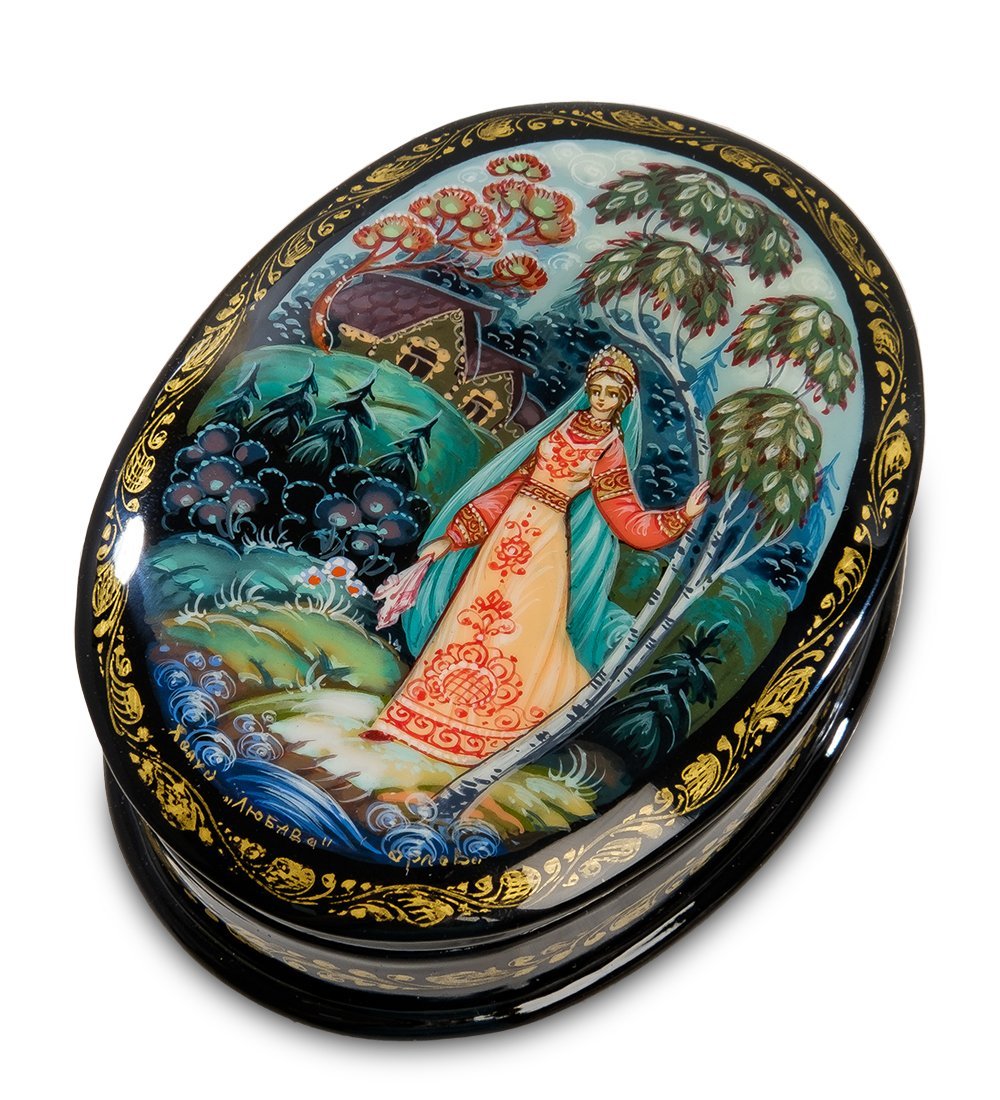 

Шкатулка Любава у березы (ручная работа), Разноцветный, AT2097366