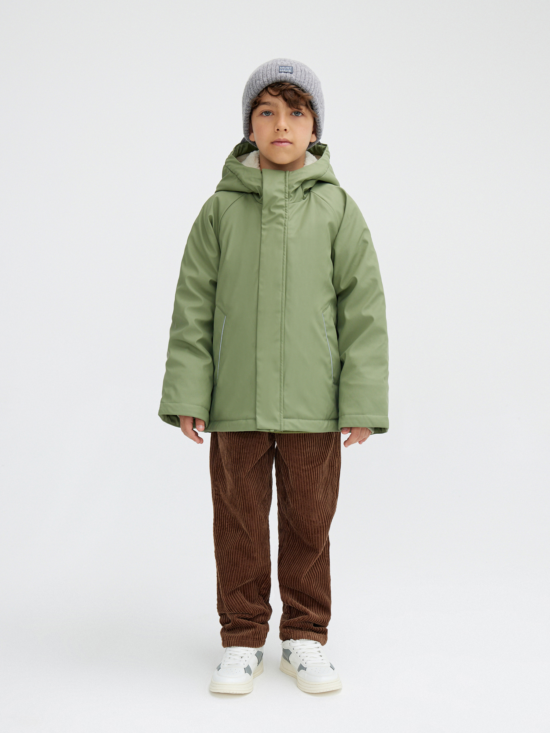 Куртка детская Totti Kids AW23TKB012, зеленый, 104