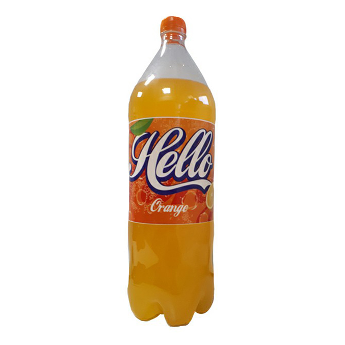 фото Газированный напиток hello orange 2 л