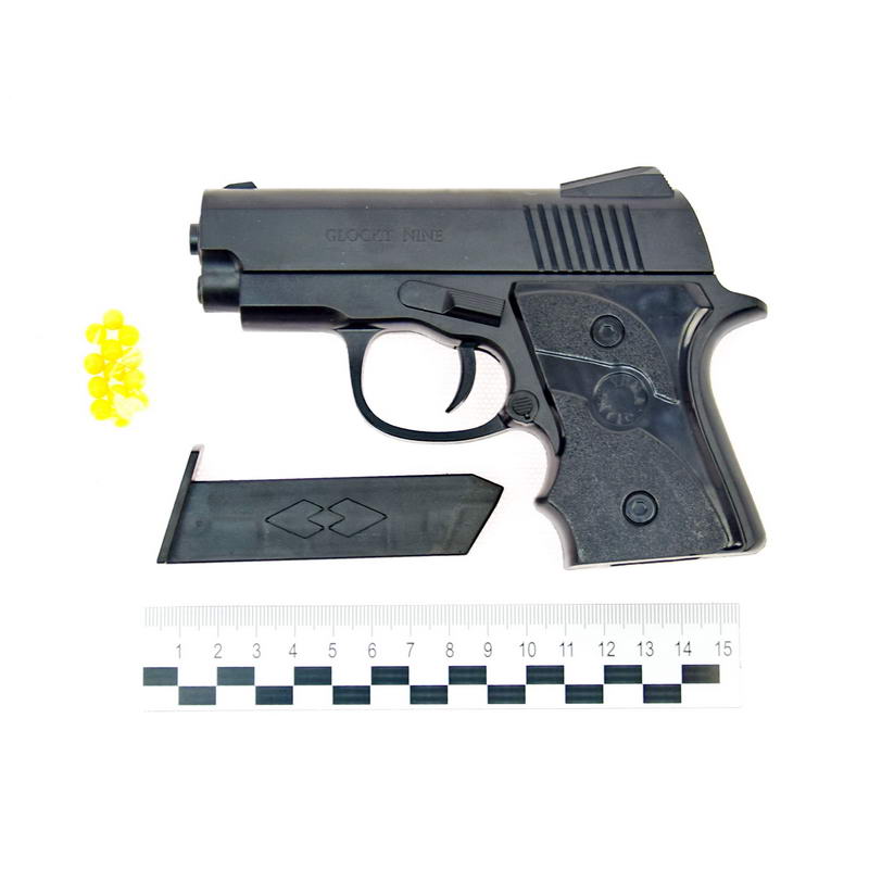 

Пистолет F-603 Air Small Sport Gun, пластик, пульки, Черный, F-603
