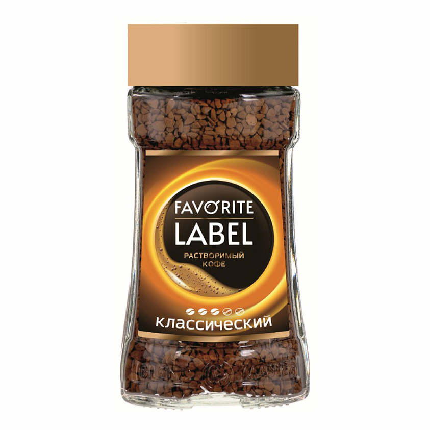 

Кофе Favorite Label Классический растворимый 95 г