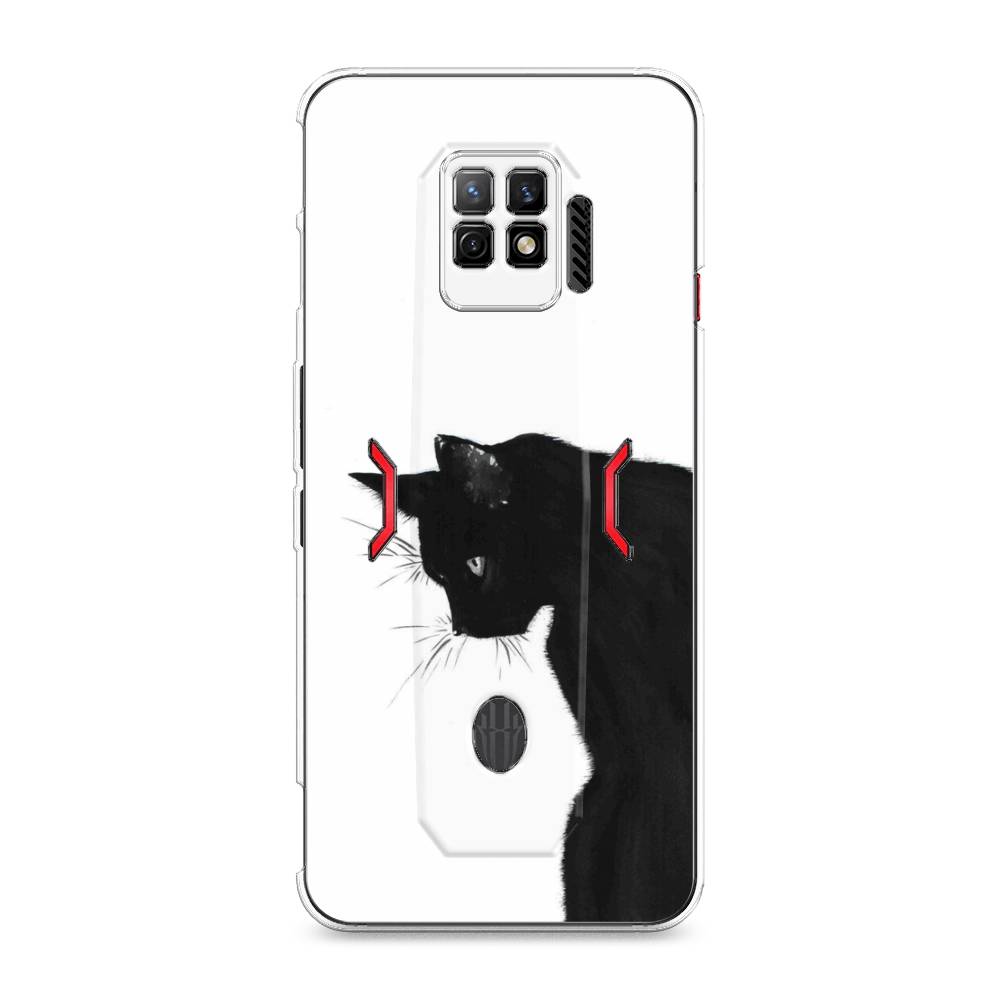 

Чехол Awog на ZTE Nubia Red Magic 7 Pro / ЗТЕ Нубиа Ред Мэджик 7 Pro "Black cat", Разноцветный, 136050-1