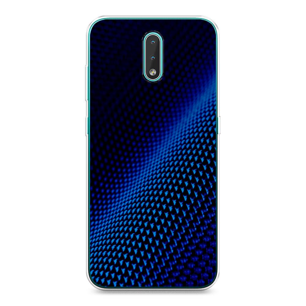 

Чехол Awog на Nokia 2.3 / Нокиа 2.3 "Синий карбон", Черный;синий, 123250-3