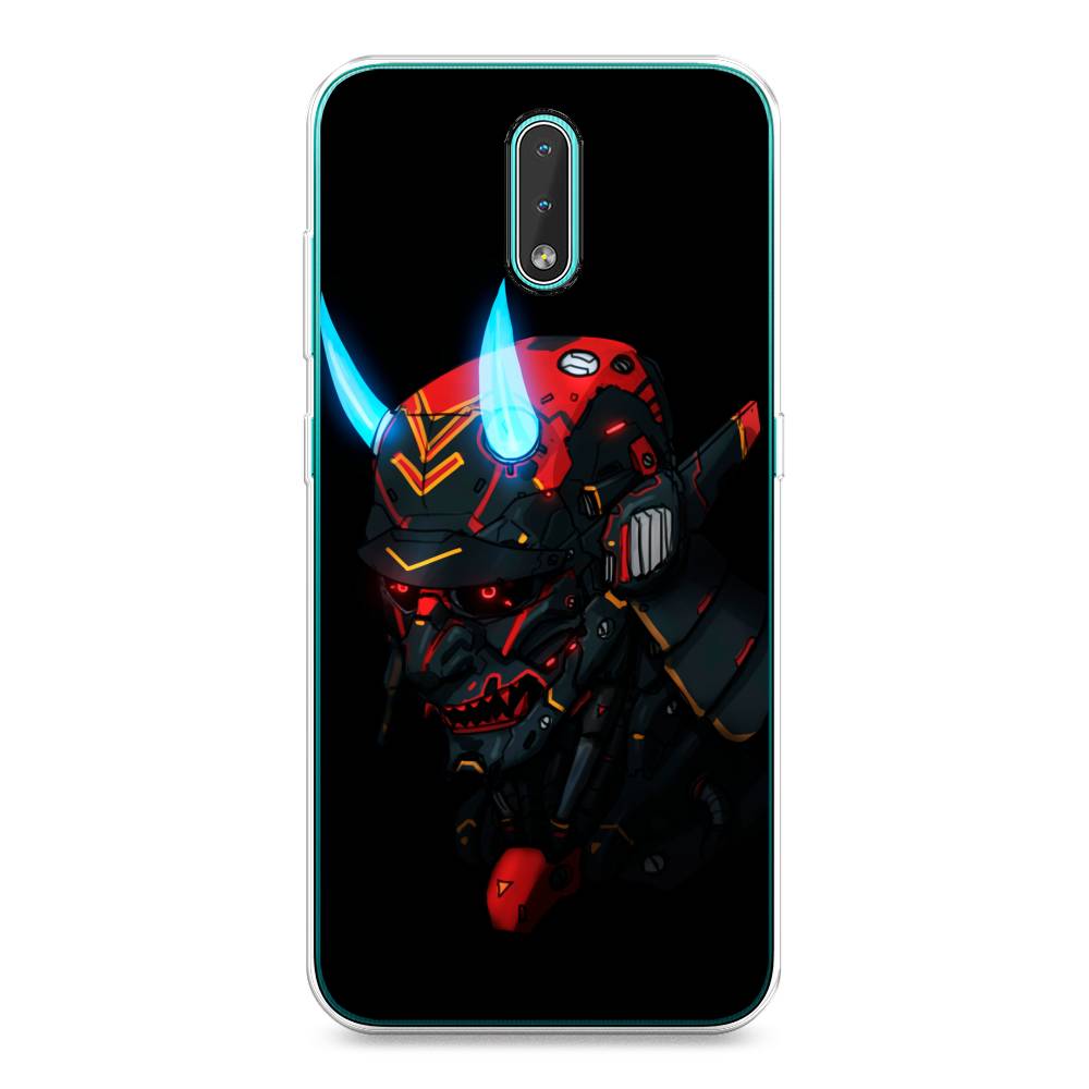 

Чехол Awog на Nokia 2.3 / Нокиа 2.3 "Неоновый самурай", Черный;красный;голубой, 123250-6