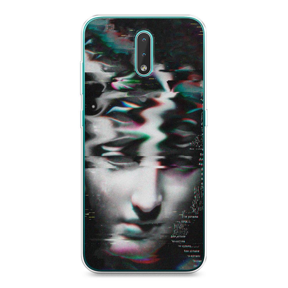 

Чехол Awog на Nokia 2.3 / Нокиа 2.3 "Glitch Art", Серый, 123250-9