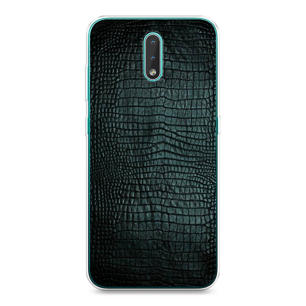 

Чехол Awog на Nokia 2.3 / Нокиа 2.3 "Черная змея", Черный;серый;голубой, 123250-3