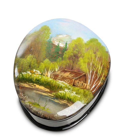 

Шкатулка Избушка на берегу (ручная работа), Разноцветный, AT2169874