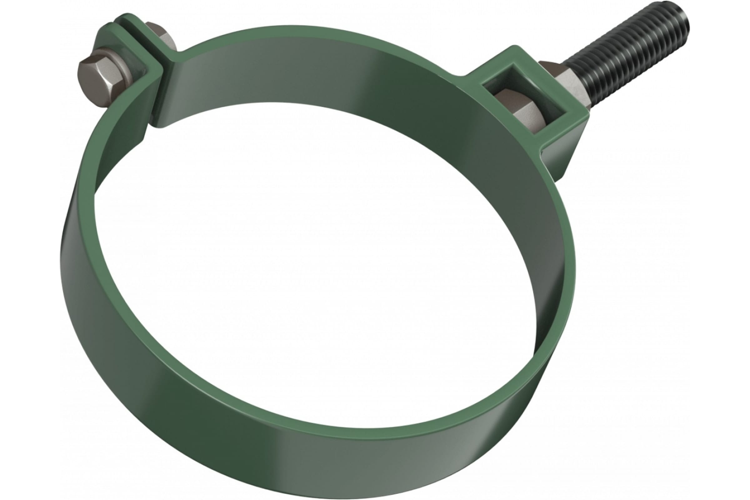 Универсальный хомут трубы Технониколь (ПВХ; длина 140 мм; зеленый; 1 шт) TN425864