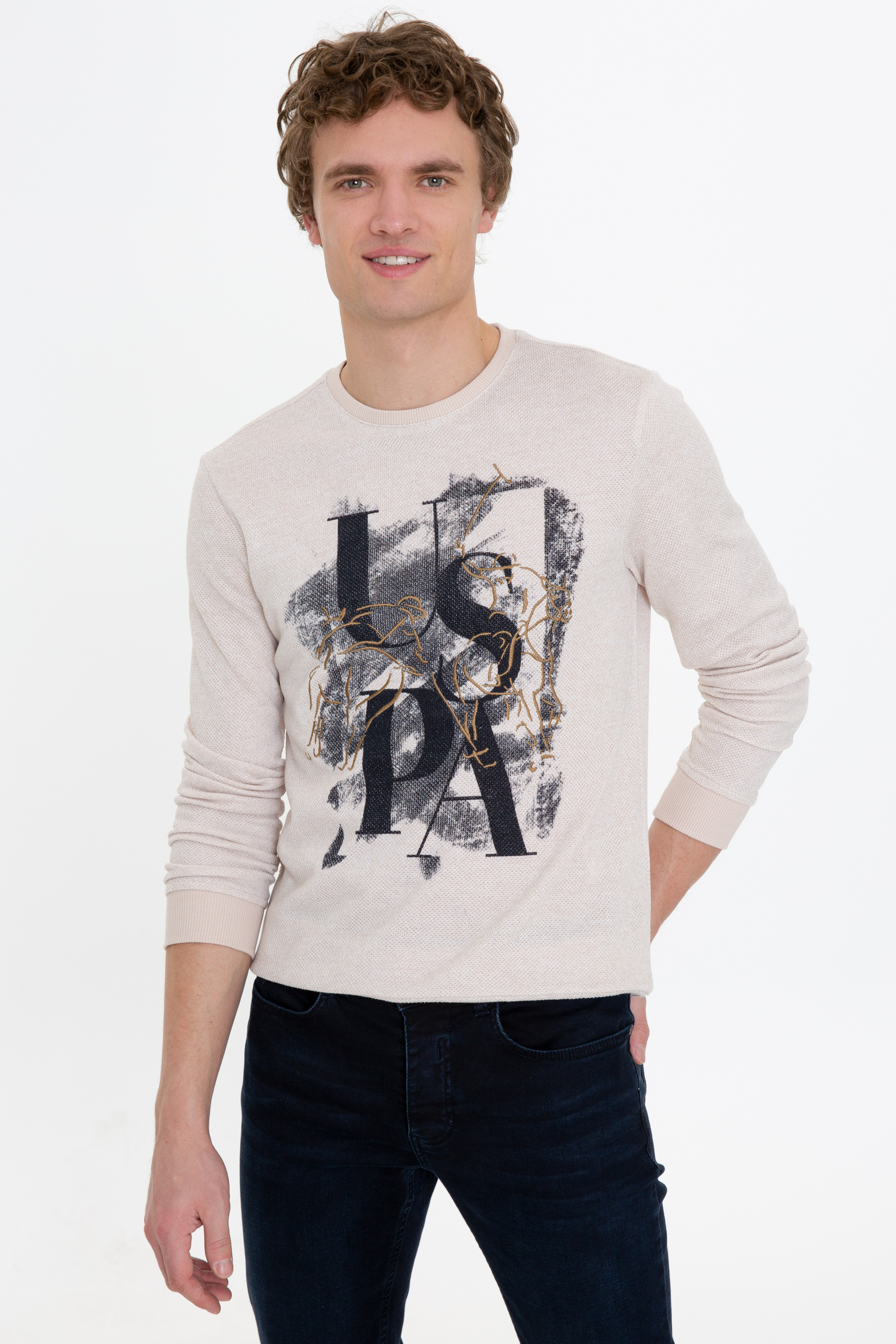 

Свитшот мужской U.S. POLO Assn. G081SZ0820PETROV белый S, G081SZ0820PETROV