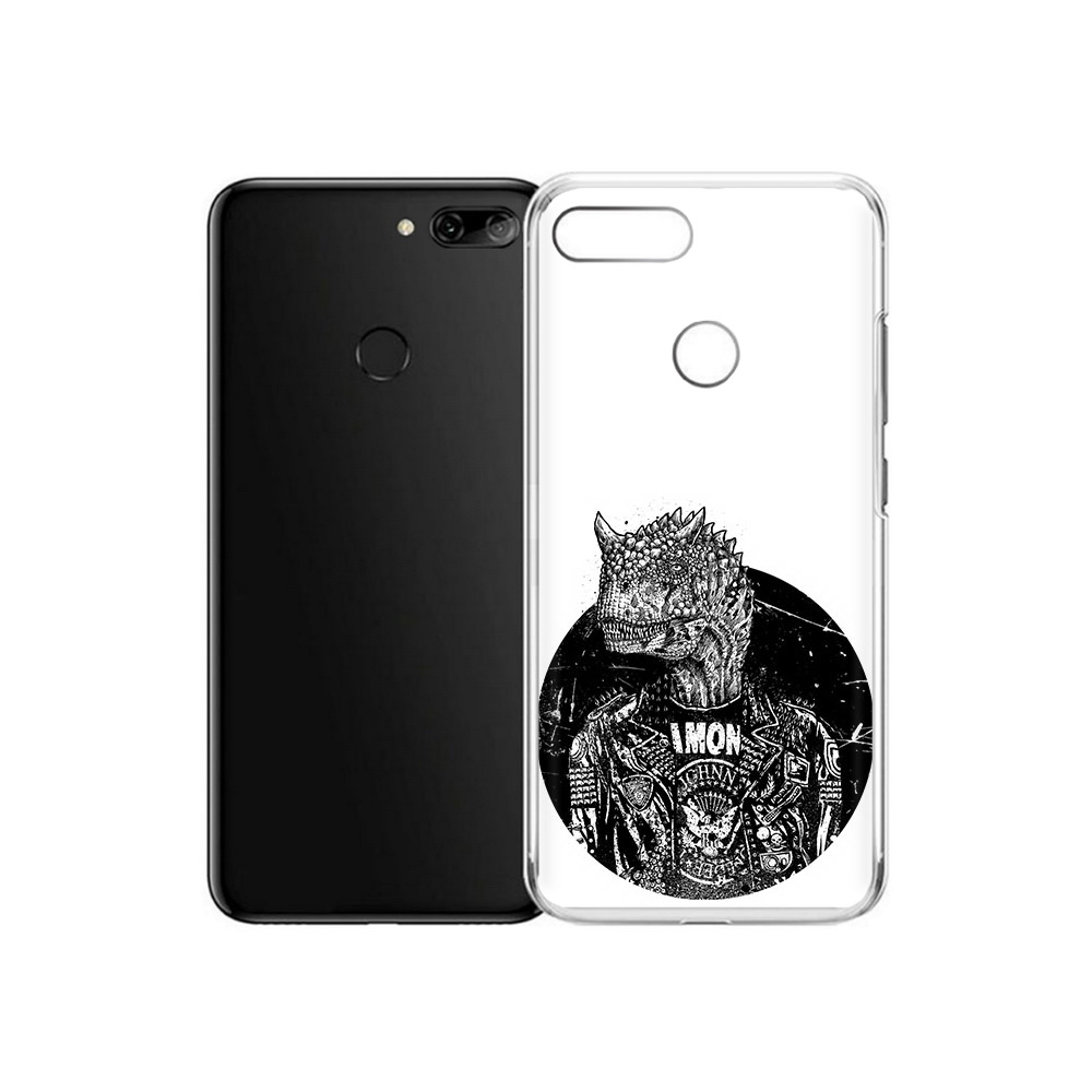 

Чехол MyPads Tocco для Alcatel 1S динозавр в куртке (PT227137.662.328), Прозрачный, Tocco