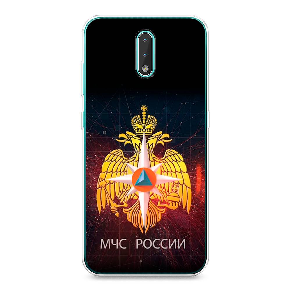 

Чехол Awog на Nokia 2.3 / Нокиа 2.3 "МЧС России", Черный;желтый;красный, 123250-5