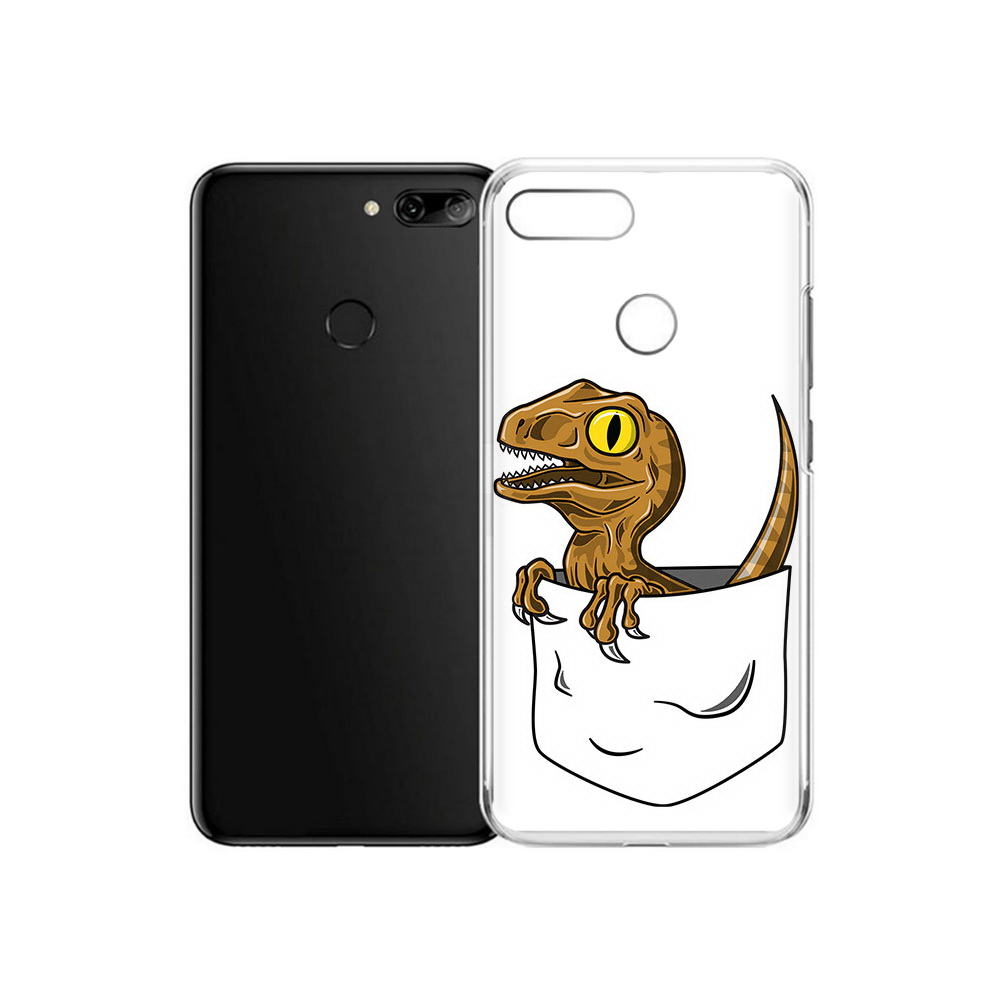 

Чехол MyPads Tocco для Alcatel 1S динозавр в кармане (PT227137.662.327), Прозрачный, Tocco