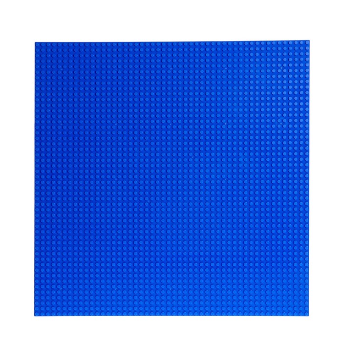 Пластина-основание для конструктора, 40x40 см, цвет синий