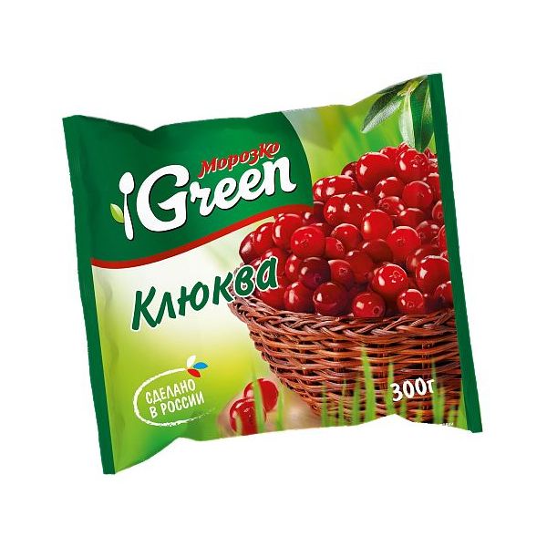 Клюква Green Market замороженная 300 г