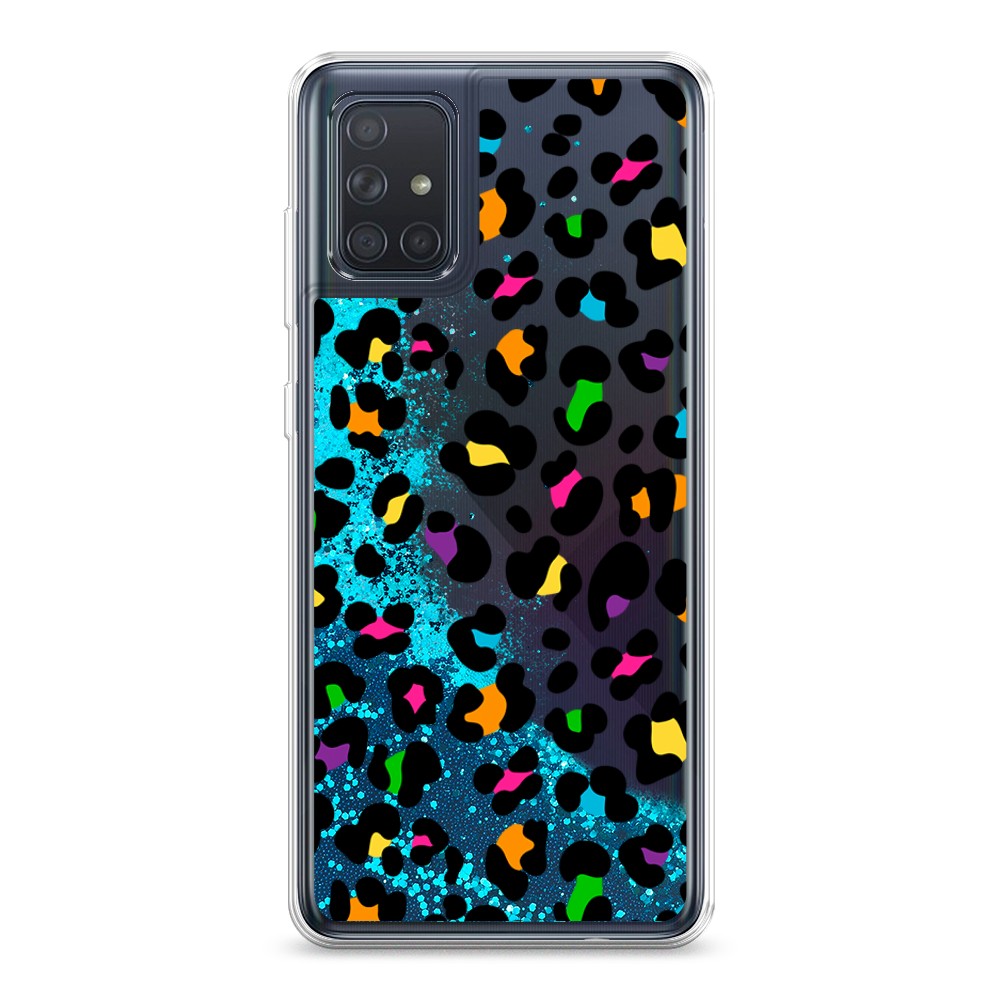 

Чехол Awog на Samsung Galaxy A71 4G "Яркий леопард", Разноцветный, 29093-1