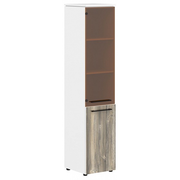 

Шкаф-витрина Skyland Morris MHC 42.2, дуб базель/белый, Morris MHC 42.2