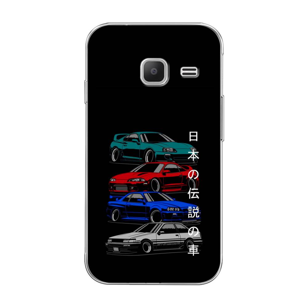 

Чехол Awog на Samsung Galaxy J1 mini 2016 / Самсунг J1 mini 2016 "JDM Legend cars", 22250-5