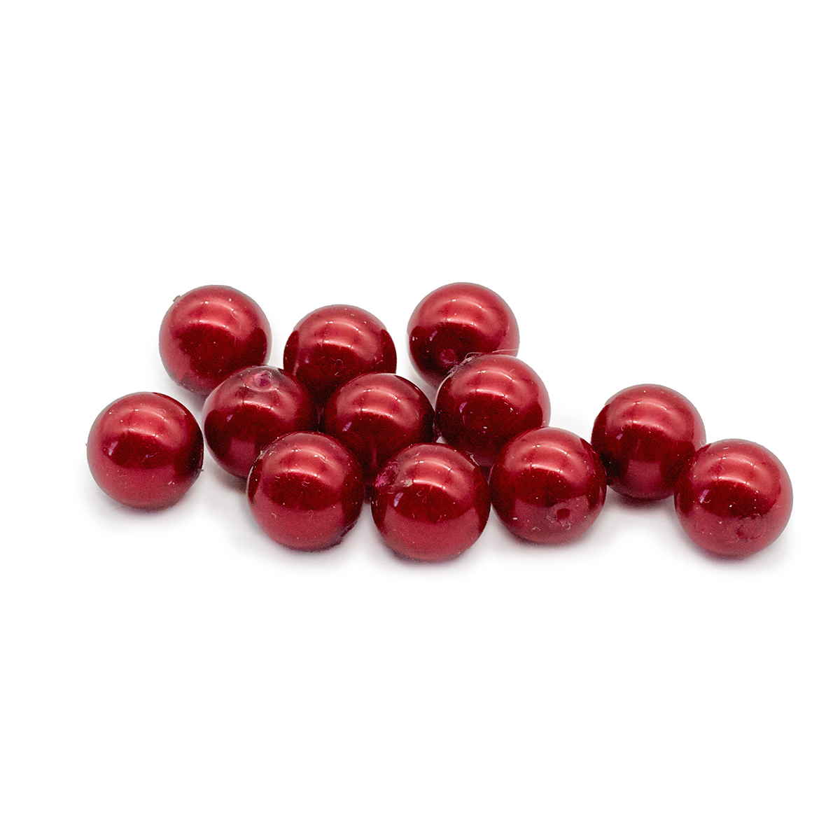 

131-10-011 Хрустальный жемчуг Red 8мм. 12 шт. Preciosa