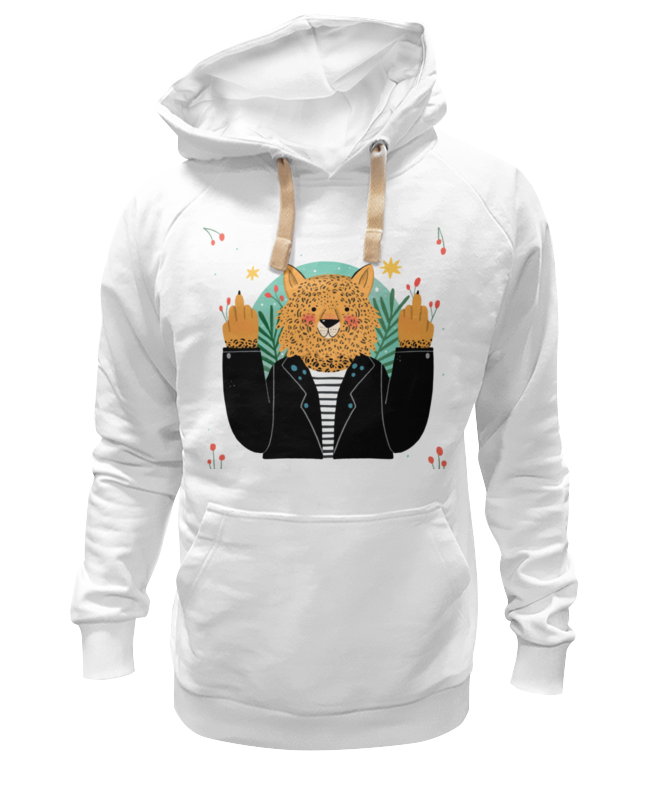

Худи унисекс Printio Тигрик белое M, Белый, Тигрик