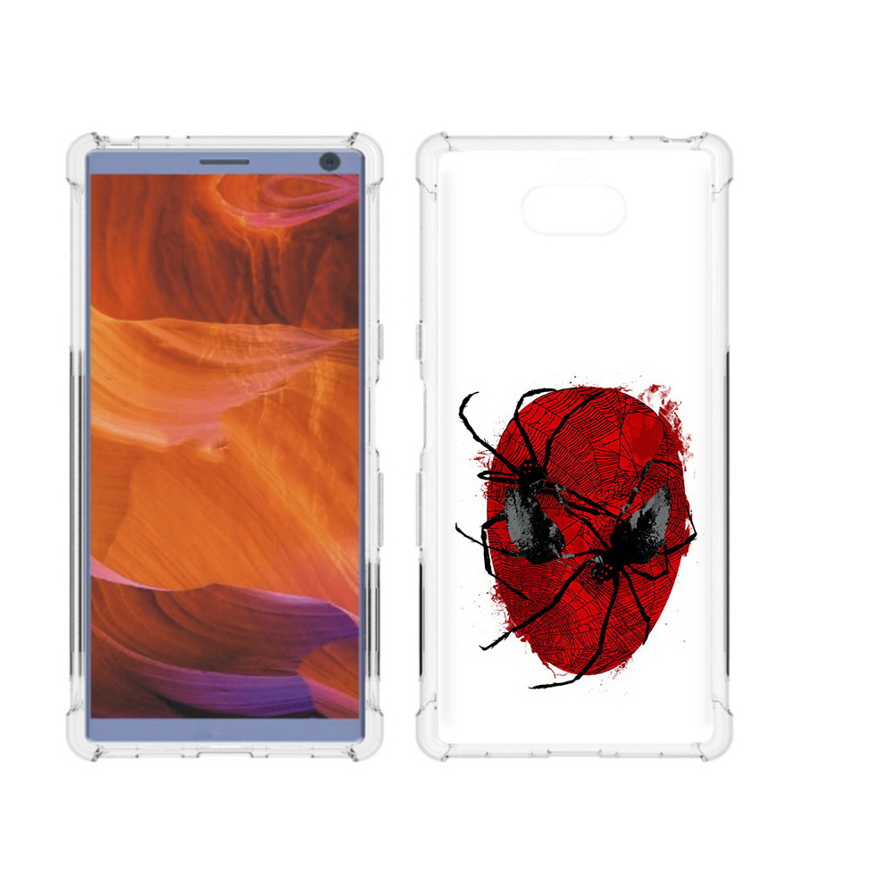 

Чехол MyPads Tocco для Sony Xperia 10 Plus человек паук, Прозрачный, Tocco