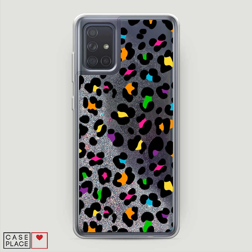 

Чехол Awog на Samsung Galaxy A71 4G "Яркий леопард", Разноцветный, 29091-1