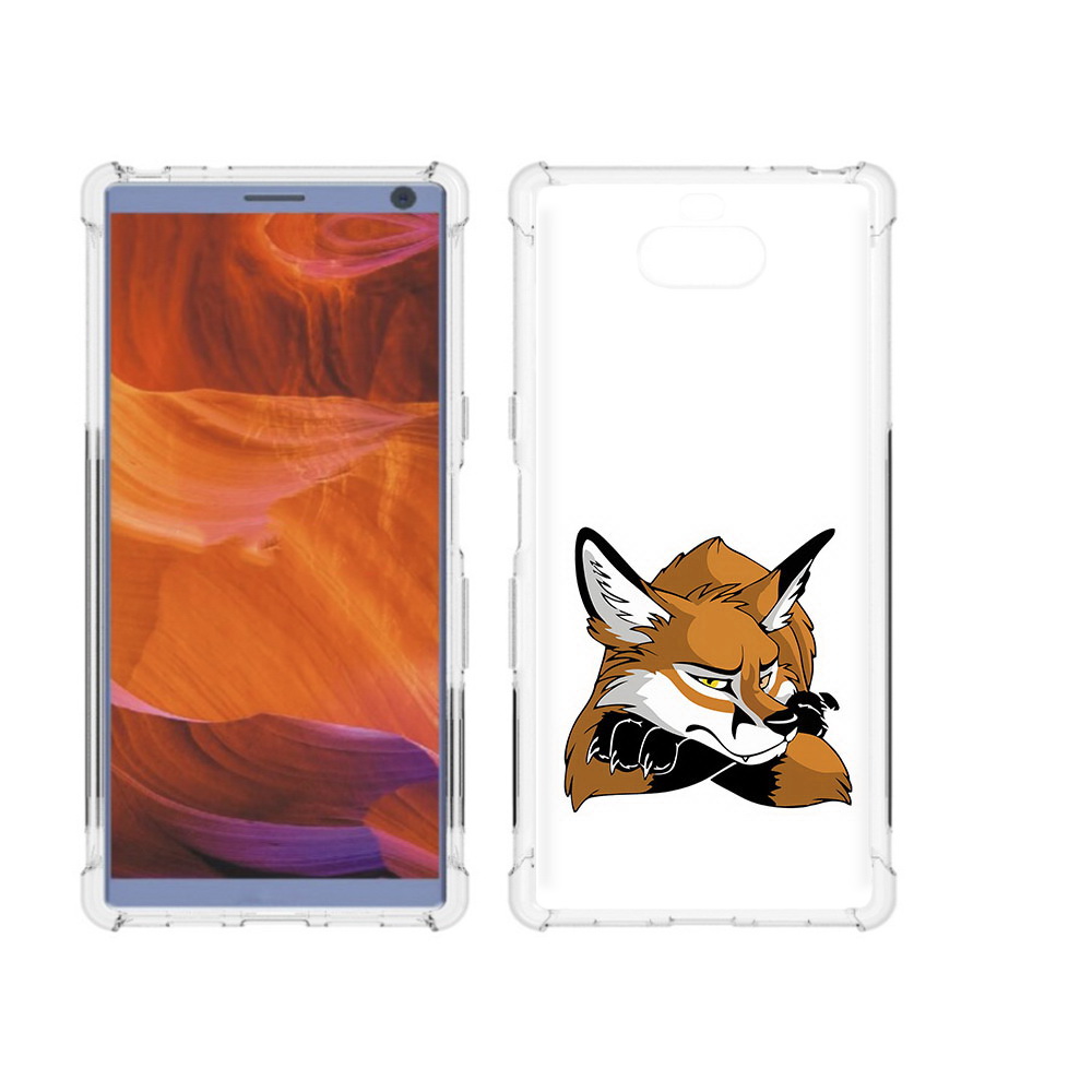 

Чехол MyPads Tocco для Sony Xperia 10 Plus фокс, Прозрачный, Tocco