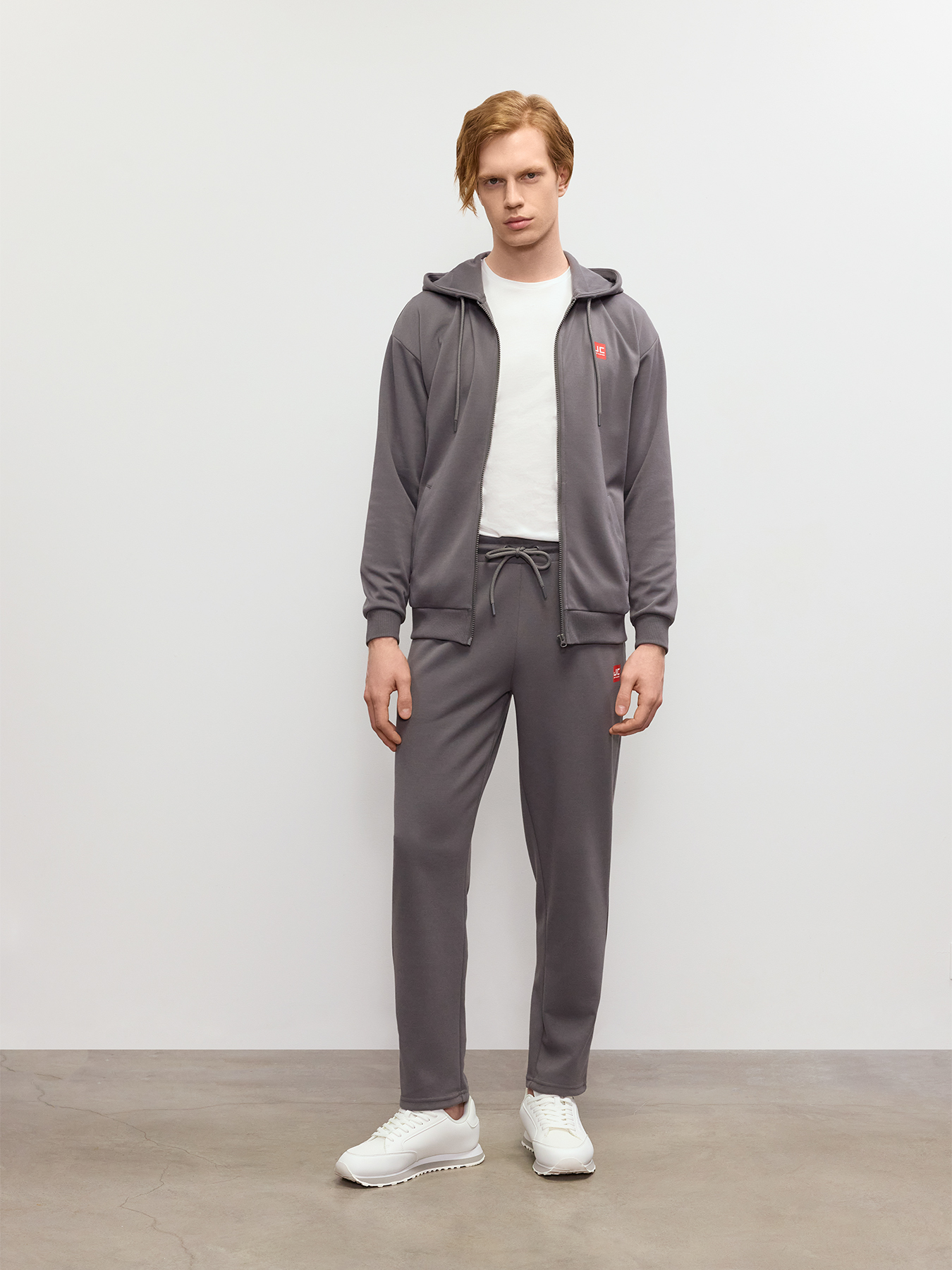 

Спортивные брюки мужские Just Clothes 000000462 серые 54 RU, Серый, 000000462