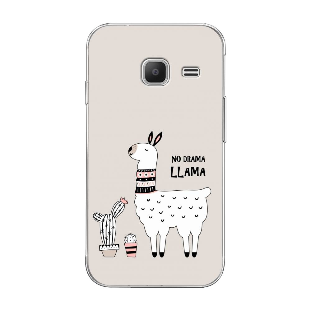 

Чехол Awog на Samsung Galaxy J1 mini 2016 / Самсунг J1 mini 2016 "No drama LLama", 22250-2