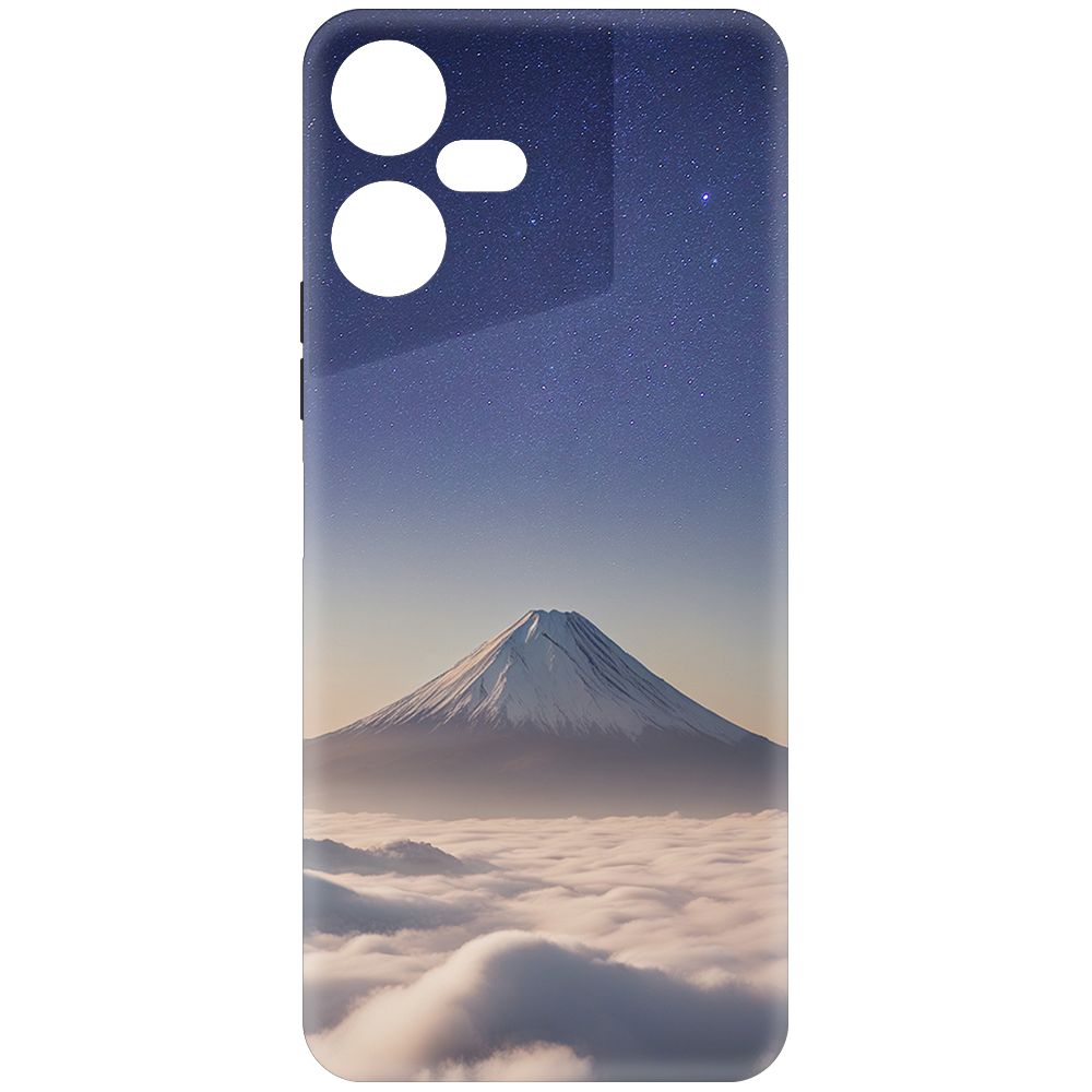 

Чехол-накладка Krutoff Soft Case Япония, Фудзияма для TECNO Pova Neo 3 черный