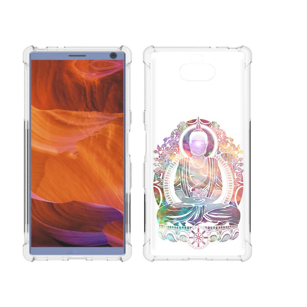

Чехол MyPads Tocco для Sony Xperia 10 Plus умный мужчина абстракция, Прозрачный, Tocco