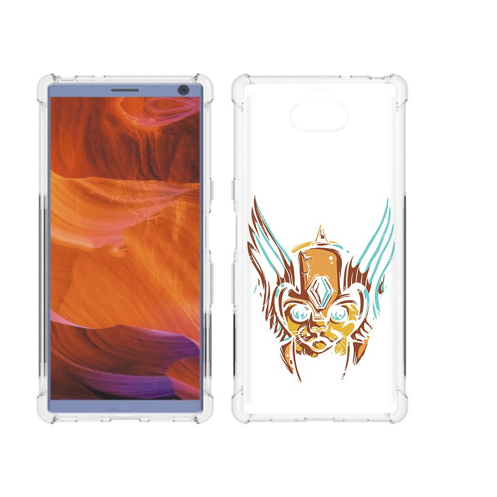 

Чехол MyPads Tocco для Sony Xperia 10 Plus тор абстракция, Прозрачный, Tocco