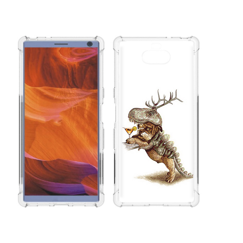 

Чехол MyPads Tocco для Sony Xperia 10 Plus тематическая вечеринка, Прозрачный, Tocco