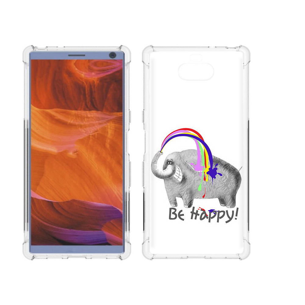 

Чехол MyPads Tocco для Sony Xperia 10 Plus счастливый слон, Прозрачный, Tocco