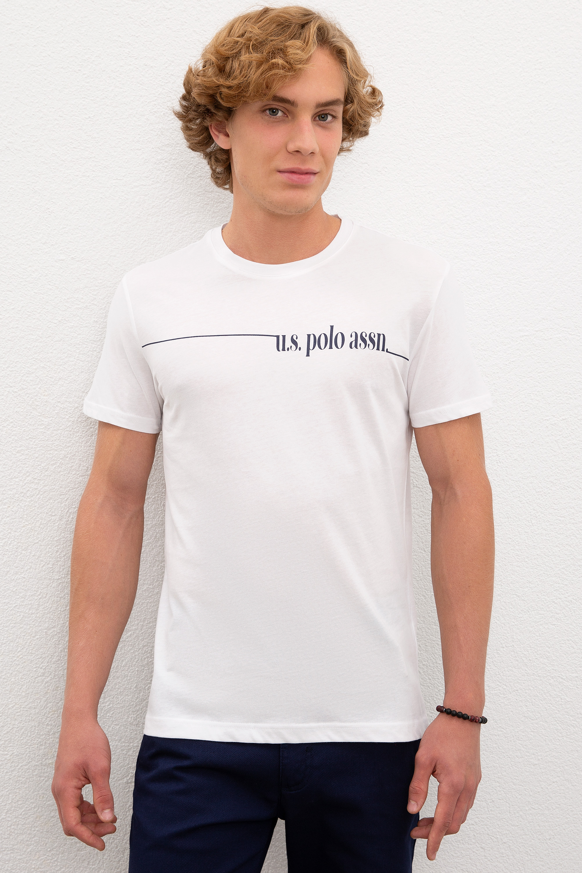 

Футболка мужская U.S. POLO Assn. G081GL0110VAGUN белая S, Белый, G081GL0110VAGUN