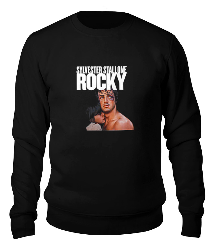 

Свитшот унисекс Printio Rocky balboa черный M, Rocky balboa