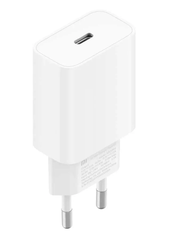 

Сетевое зарядное устройство Xiaomi Mi BHR4927GL пластик, белый