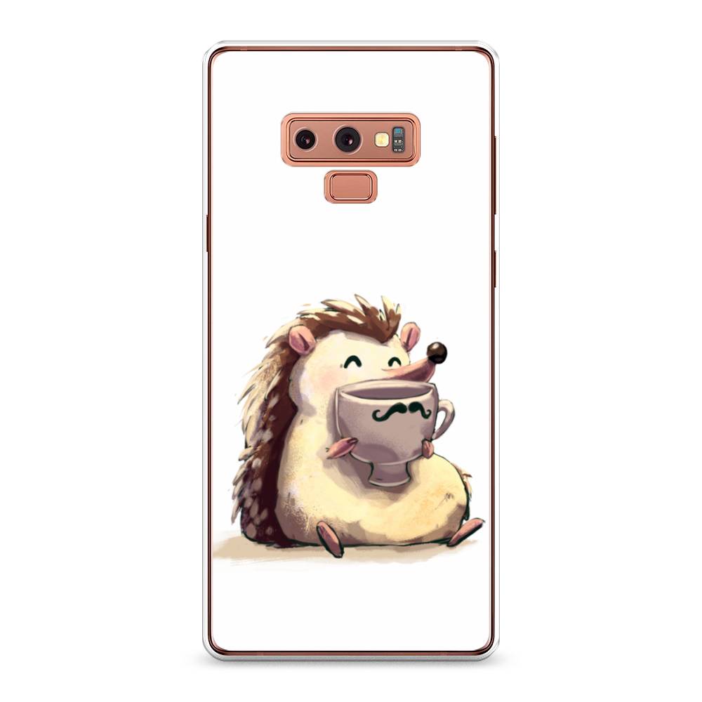 

Чехол Awog на Samsung Galaxy Note 9 "Еж кофеман", Белый;коричневый;бежевый, 26350-10