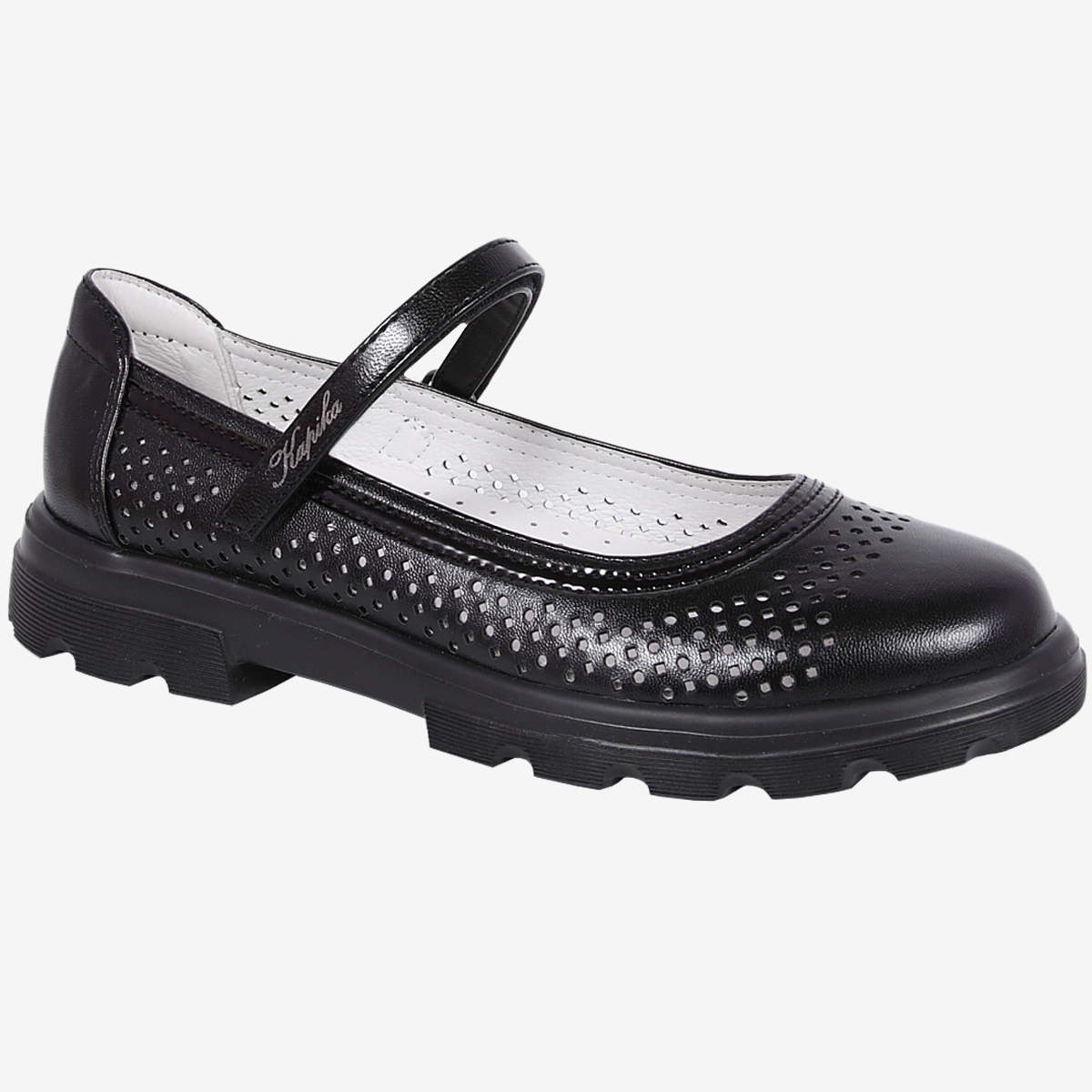 

Туфли детские Kapika 23763п цв.черный р.35 RU, 23763п