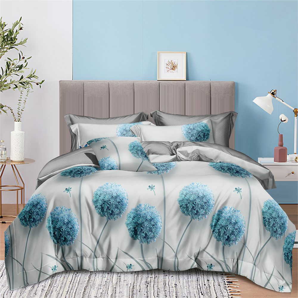 

Постельное белье Mercury Home Аллиум 2 СП Поплин 2 наволочки 70x70, Аллиум