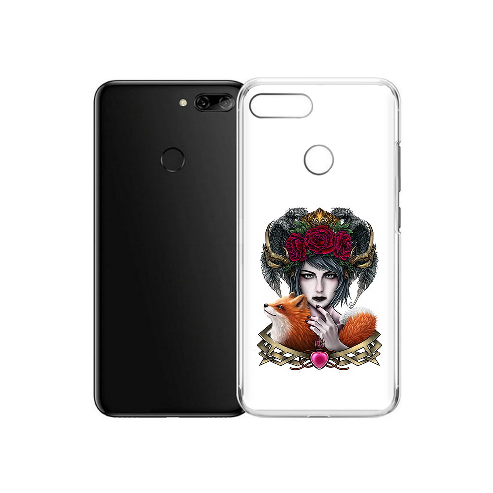 

Чехол MyPads Tocco для Alcatel 1S девушка с лисой (PT227137.662.314), Прозрачный, Tocco