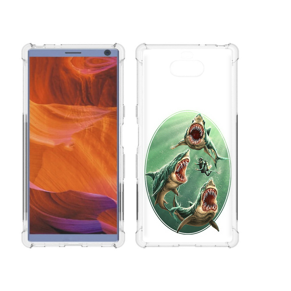 

Чехол MyPads Tocco для Sony Xperia 10 Plus синяя бездна, Прозрачный, Tocco
