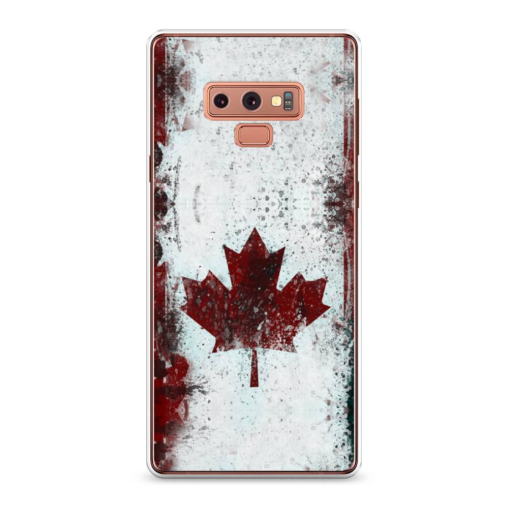 

Чехол Awog на Samsung Galaxy Note 9 "Канада", Белый;красный;черный, 26350-5