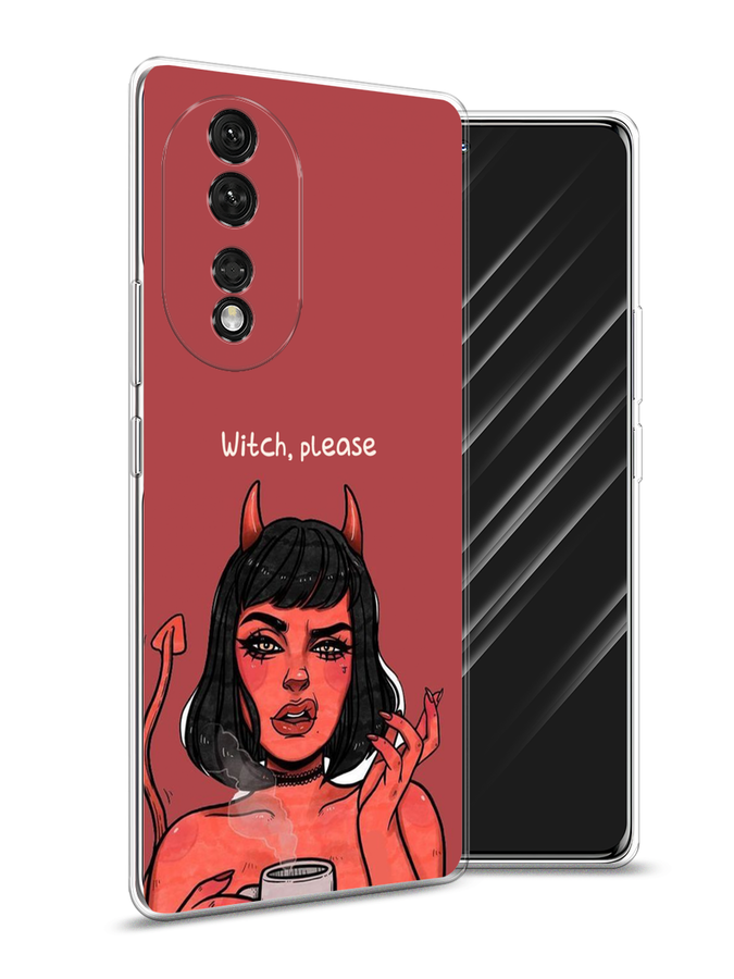

Чехол Awog на Honor 80 Pro "Evil Girl", Красный;черный, 6120450-6