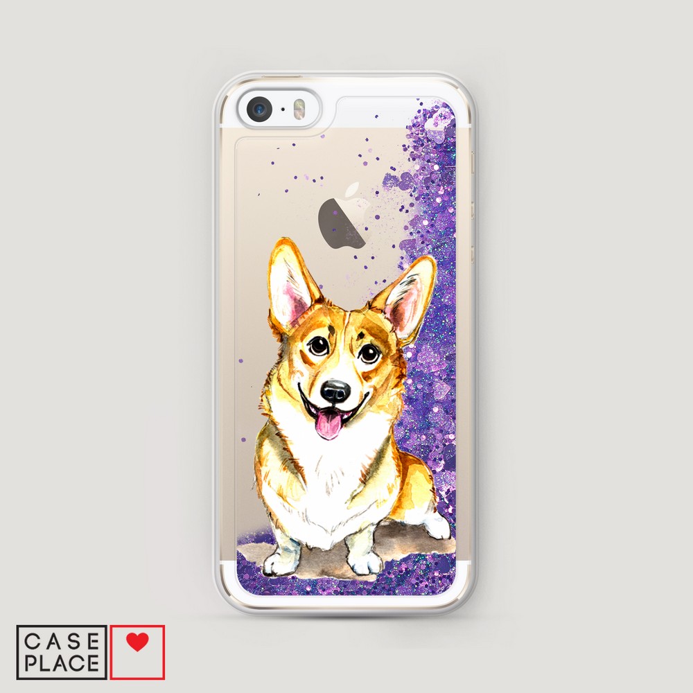 

Чехол Awog на Apple iPhone 5 / Айфон 5 "Малыш корги", Разноцветный, 10392-1