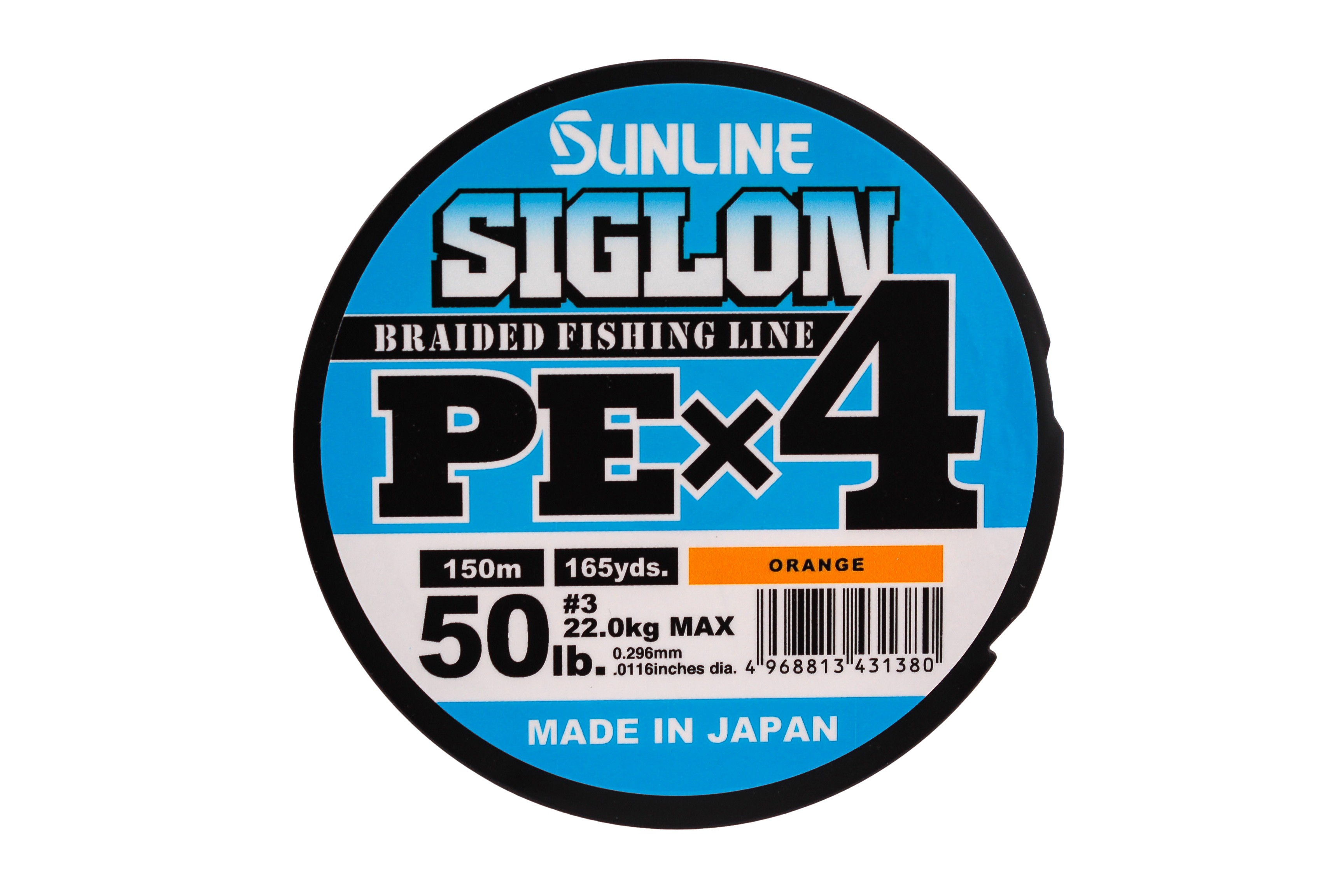 

Шнур Sunline Siglon PEх4 orange 150м 3,0 50lb, Оранжевый, Siglon Peх4