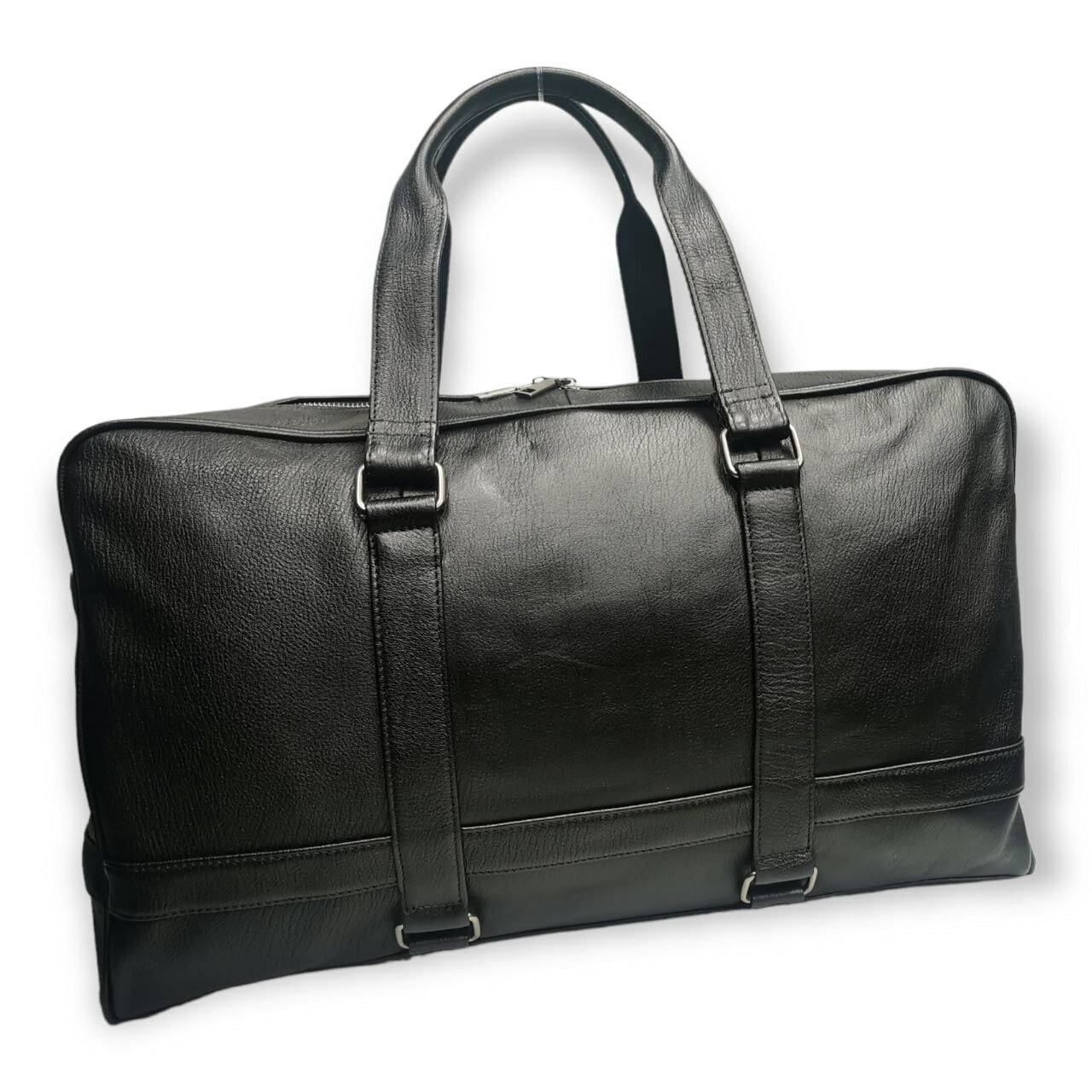 Дорожная сумка унисекс PouchMan 9272 черная, 49,5x29,5x21,5 см
